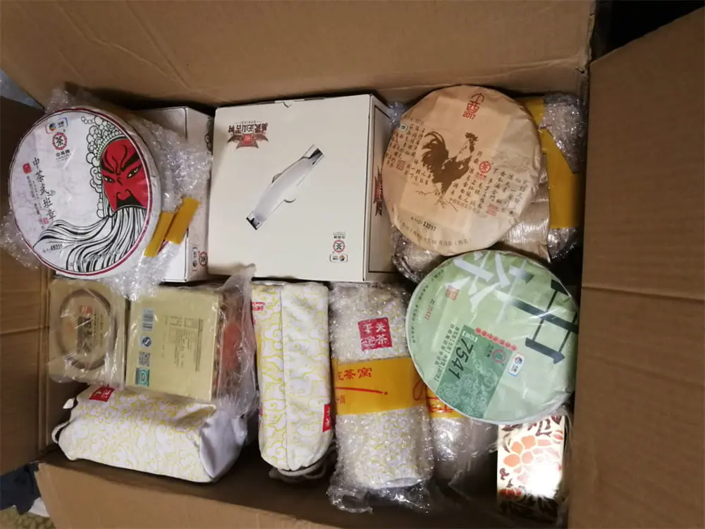 武汉回收中茶普洱茶2017年生茶熟茶图3